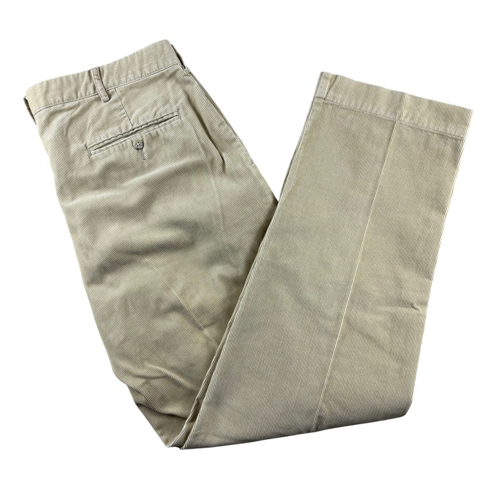 Polo Ralph Lauren Corduroy Pants Mens 36x30 Tan Beige Straight Leg Wale Trousers